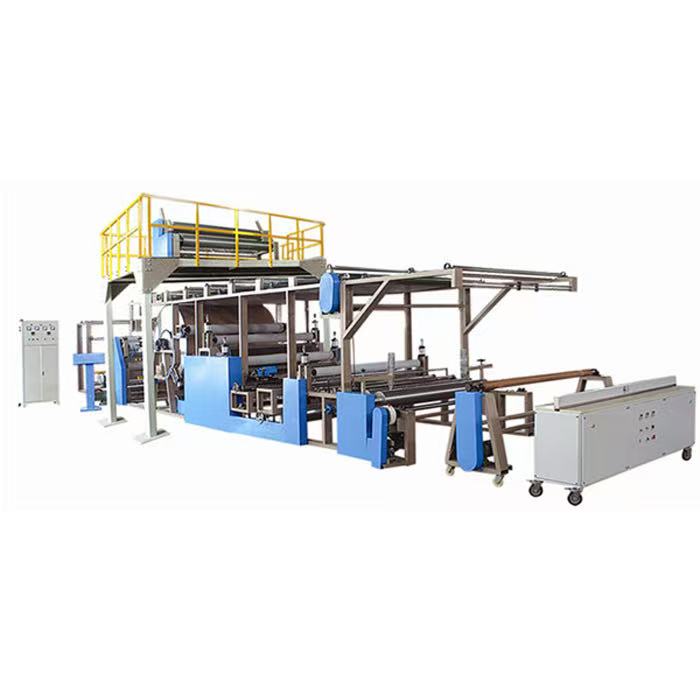 Fabric to fabric laminating machine