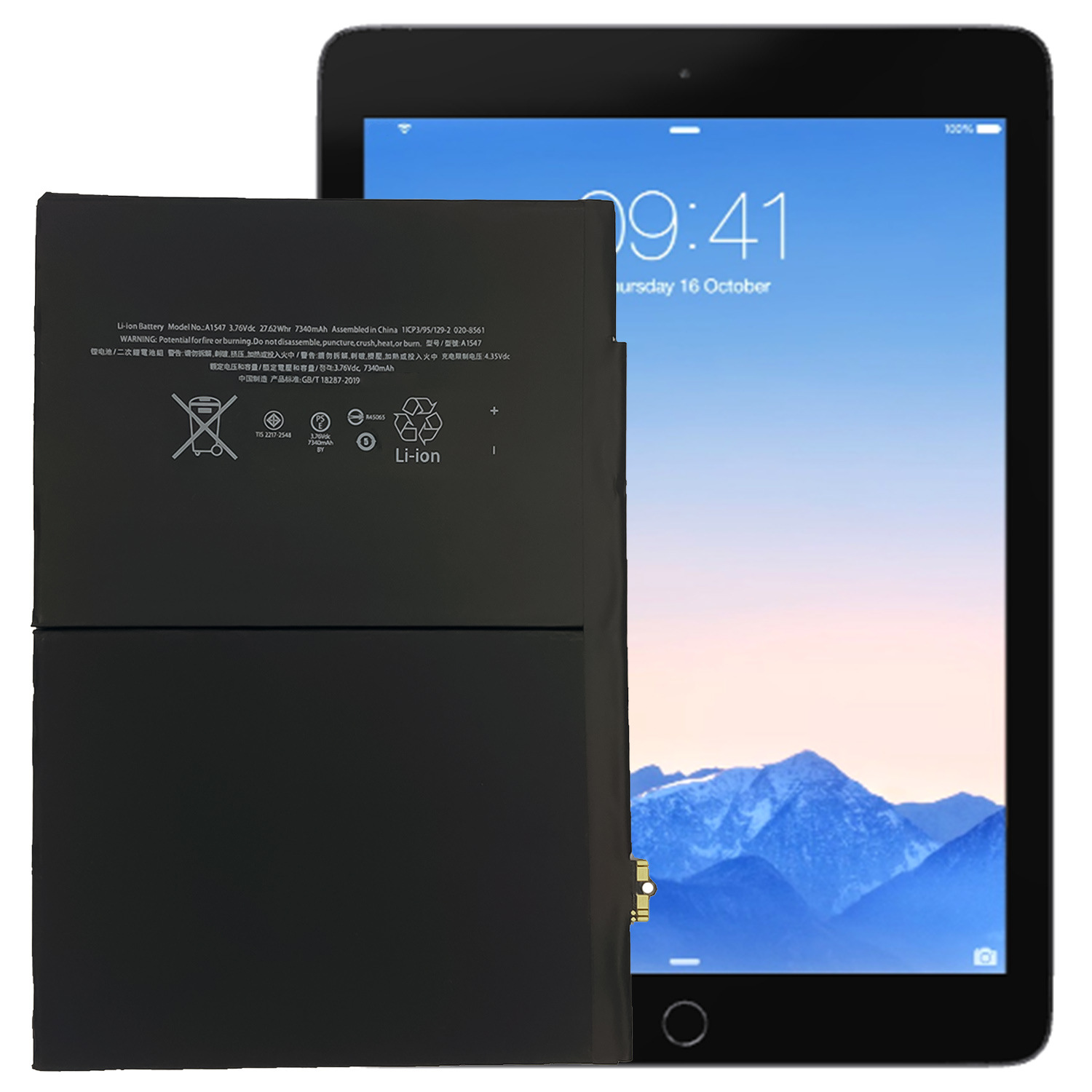 High Quality OEM Brand New 0 cycle Internal tablet Battery For Apple iPad 6 air Battery