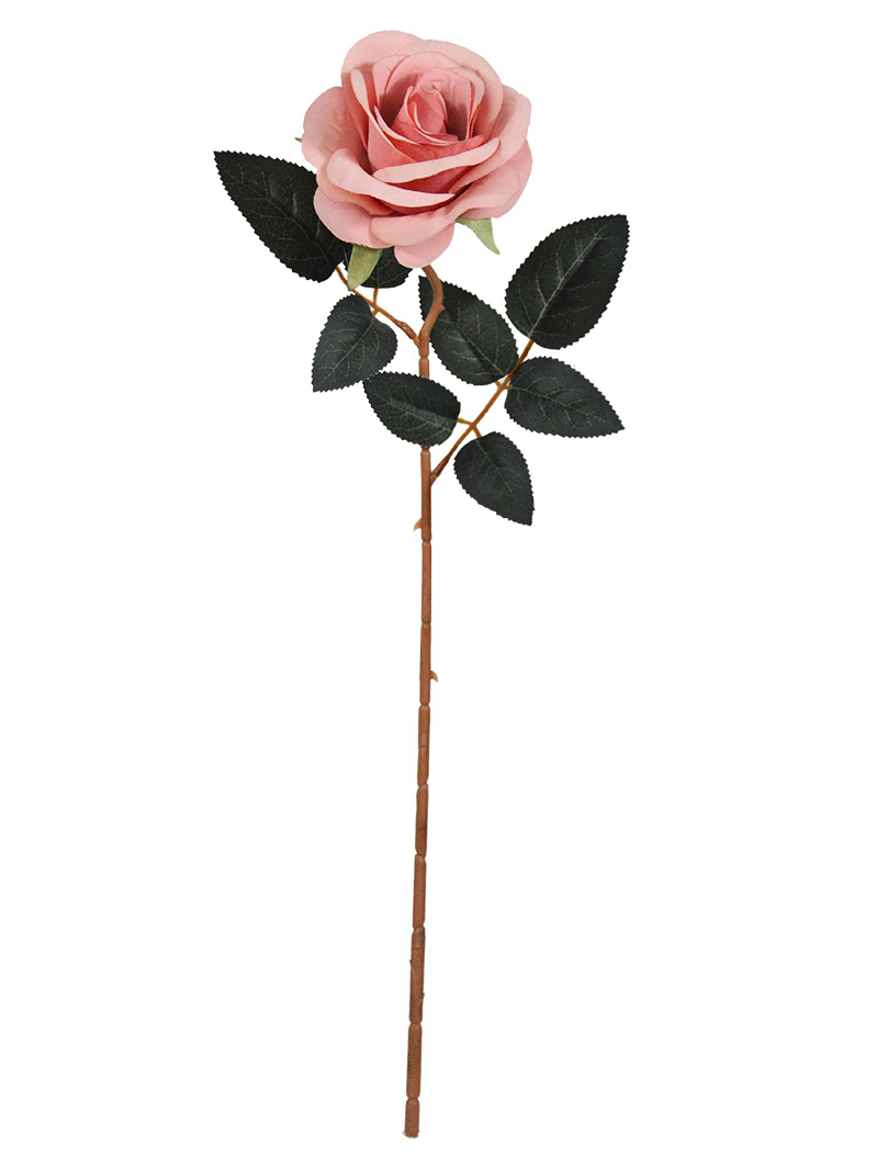 China Factory Wholesale Faux Single Spary Rose Flower