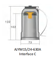 AJYM-15/24-630 Insulated Protective Cap IEC Standard Upto 42kV
