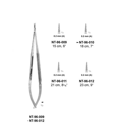 High-Quality Micro Needle Holders Available with Catch & Tungsten Carbide Insert