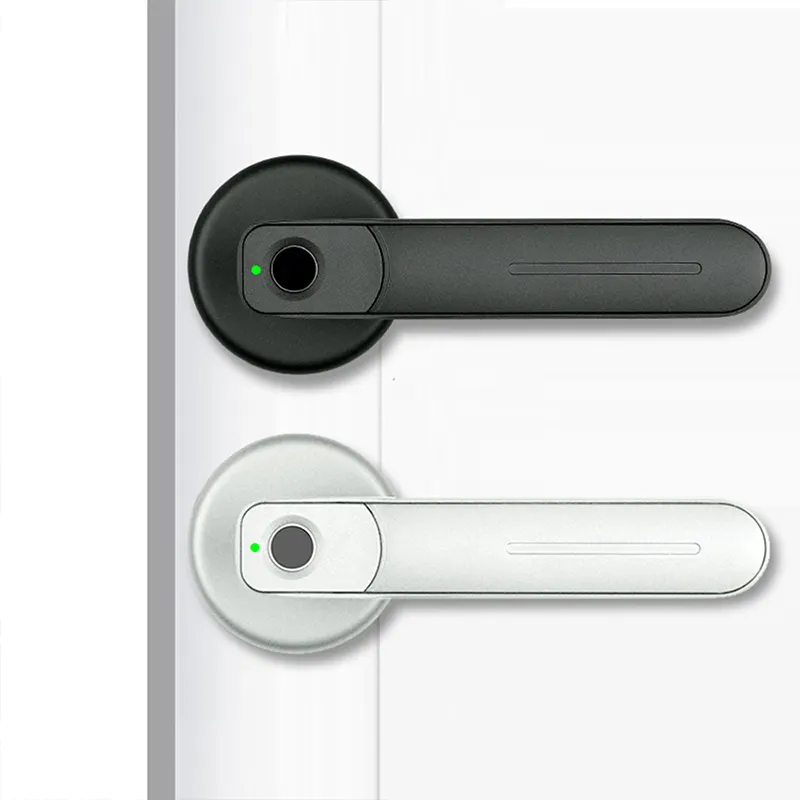 Fingerprint Keyless Entry Door Hotel Home Office Apartment Bedroom Smart Door Handle