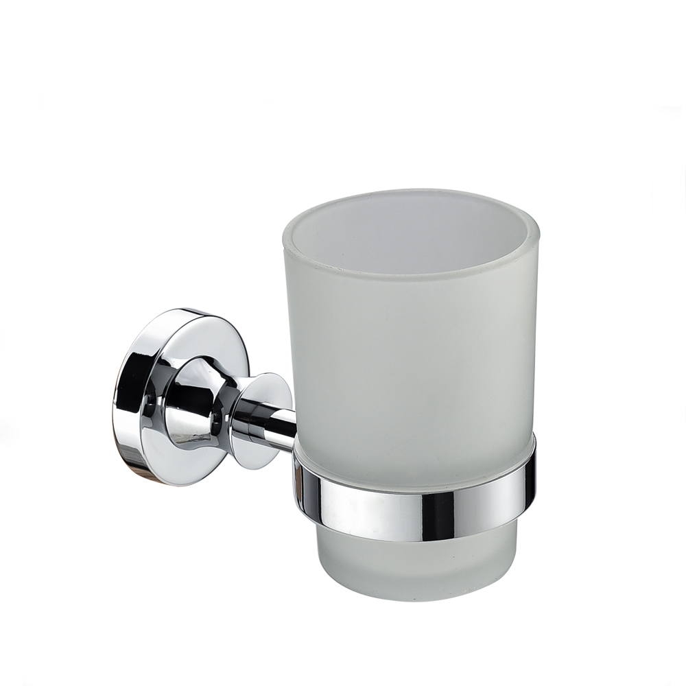 Wenzhou Factory  Brass Toothbrush Cup Holder  Chrome Tumbler Holder For Bathroom 7801