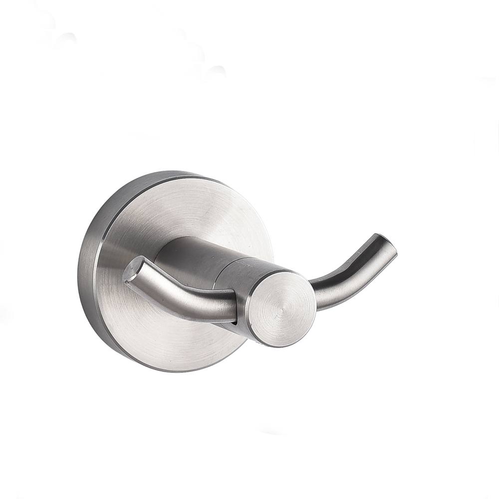 Attractive new design bathroom fittings about Double Robe Hook which made of Stainless Steel 304 6908