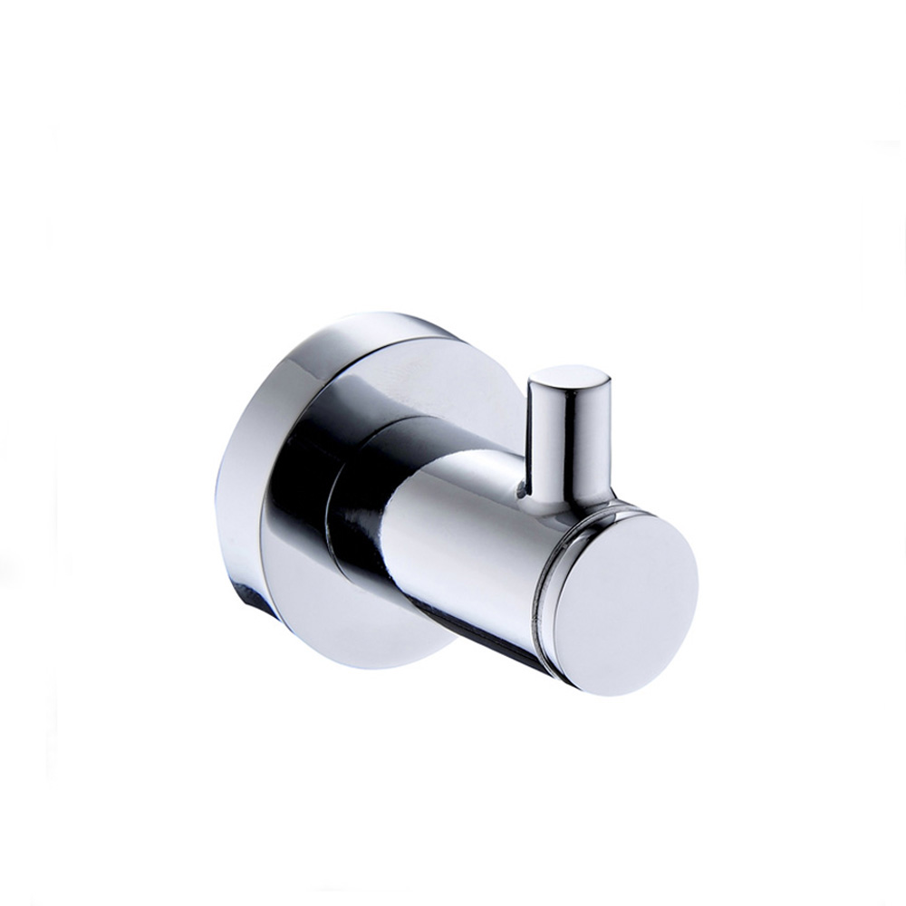 Wenzhou Factory Wall Mounted Towel Rail Simple Design Single Robe Hook 1708