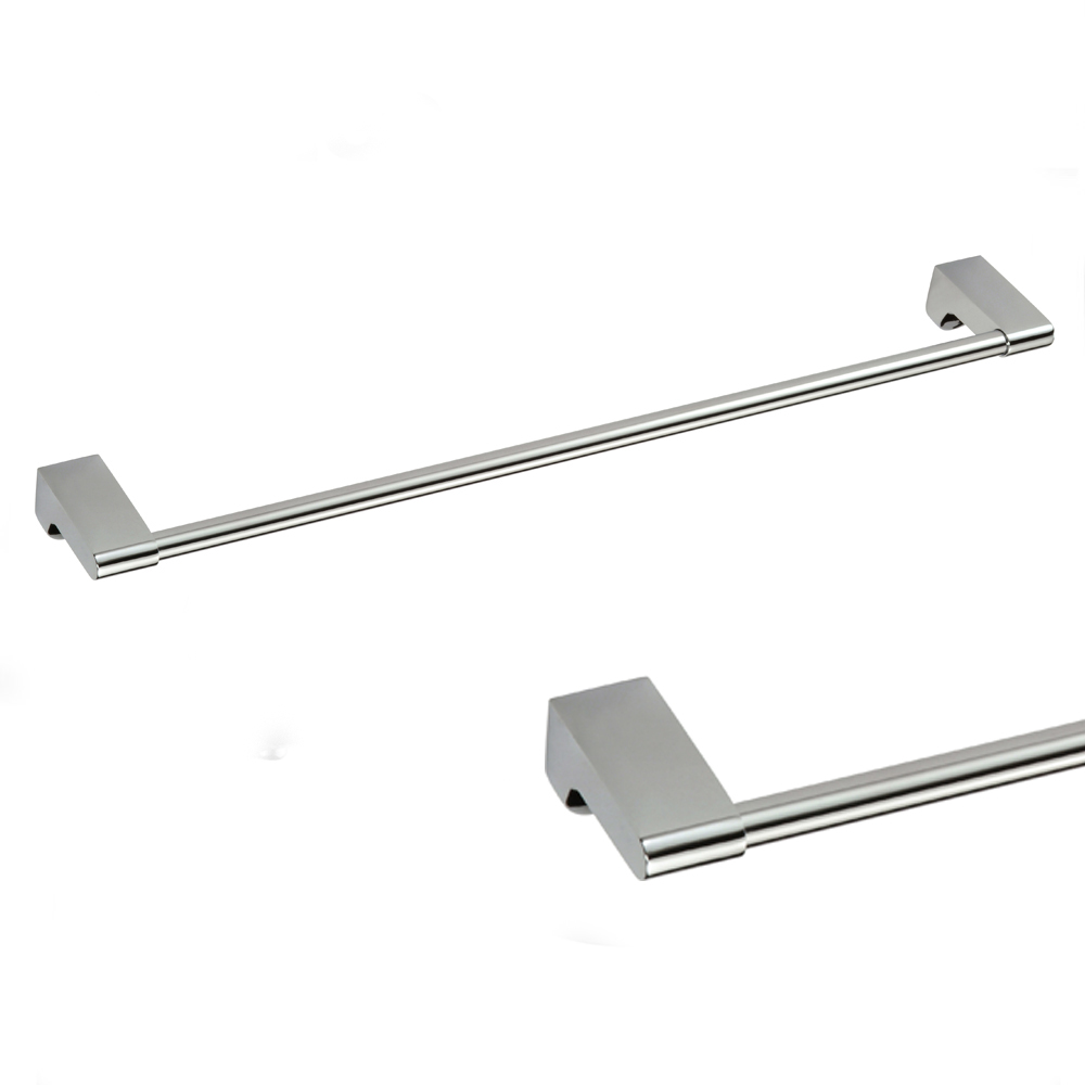 Simple Bathroom  Fittings Zinc Mounting Bracket Towel Bar 6411