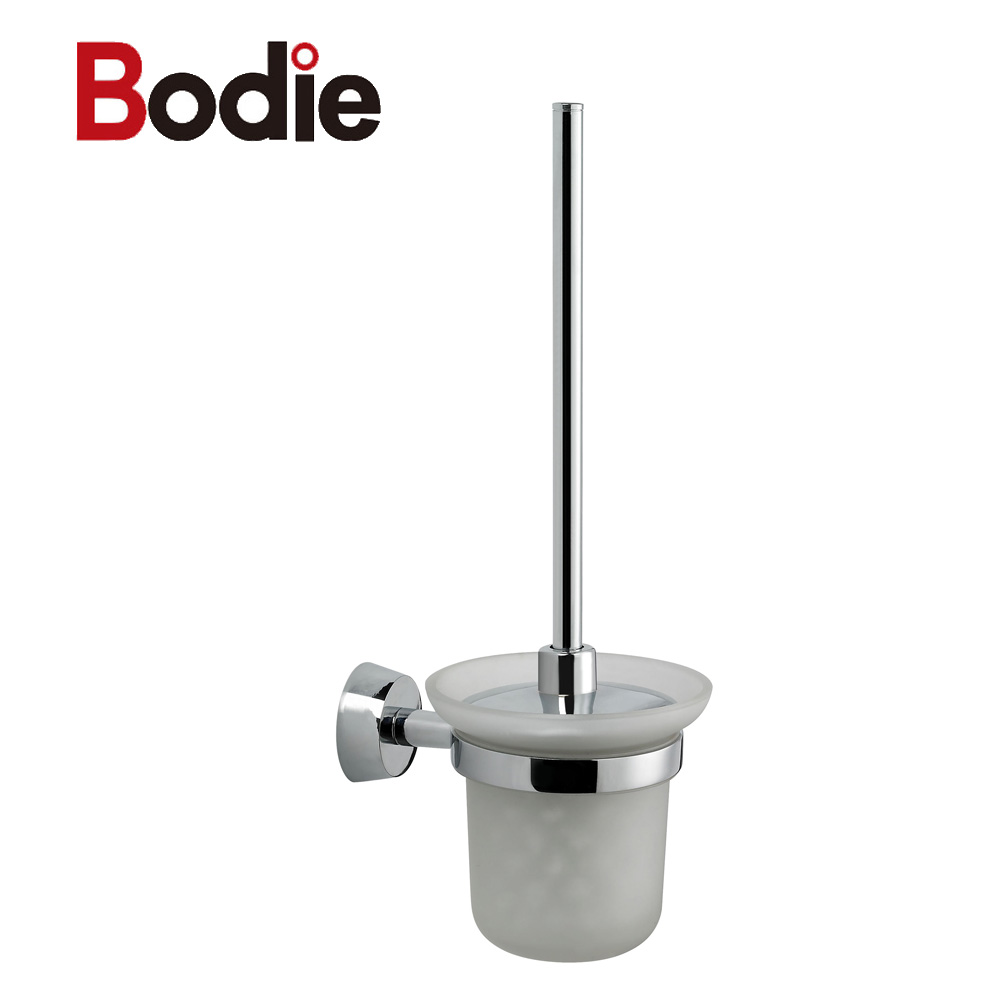 Zinc alloy toilet brush holder with chrome finished clean brush holder1609