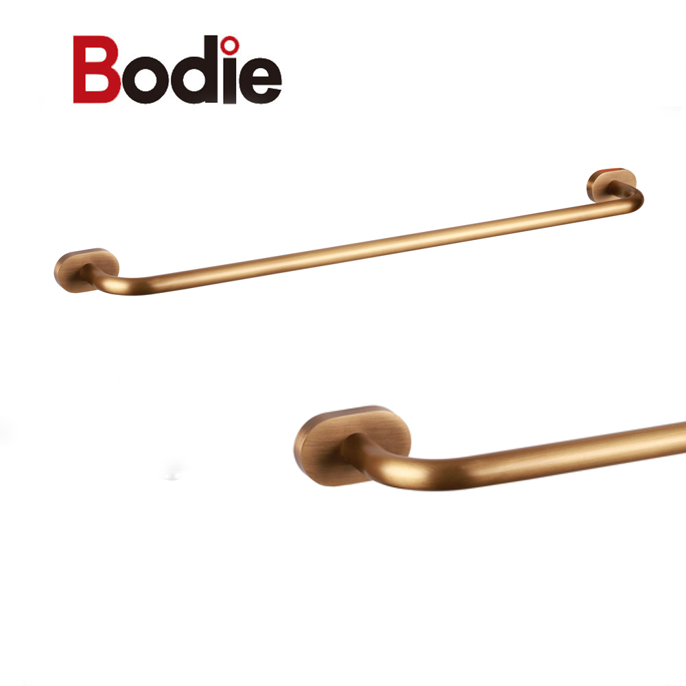 Bathroom Accessories Wall Mounted Towel Rail Bronze Simple Design Single Towel Bar7611bronze