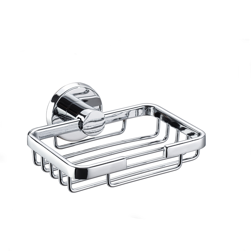 Round Base Soap Basket Zinc Hot Sale Soap Dish Holder 9805