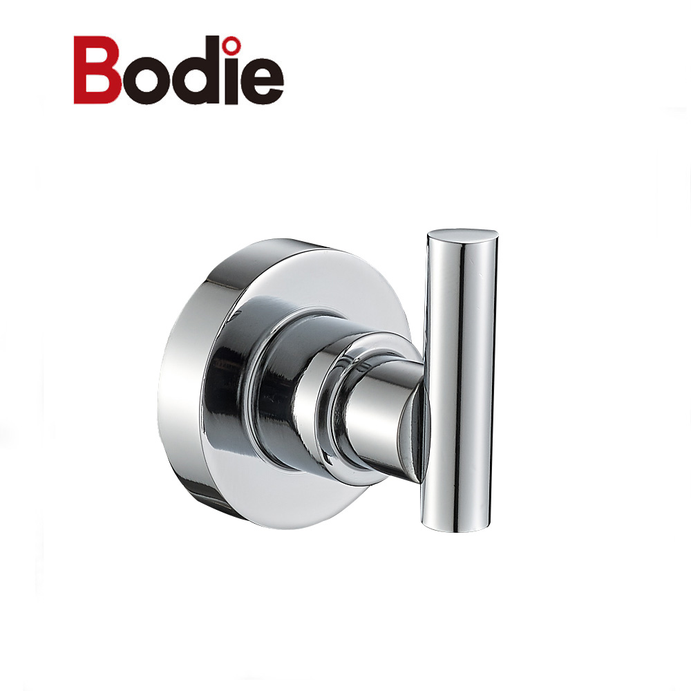 Modern bathroom vanity family use chrome finishing brass single robe coat hook 15608