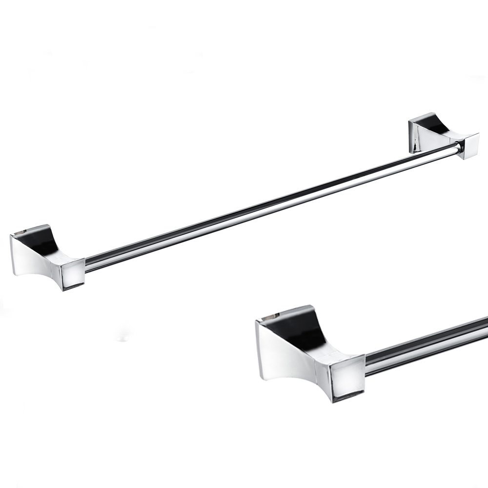 Bathroom decoration towel Rack towel Single Pole Chrome High Quality Single Pole Towel Bar6511