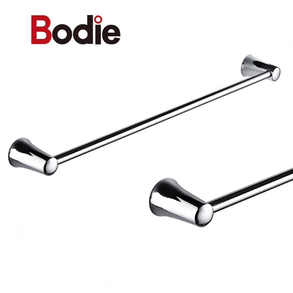 Hotel Style Single Towel Rack Bar Chrome Plated Bathroom Towel Rails 4911