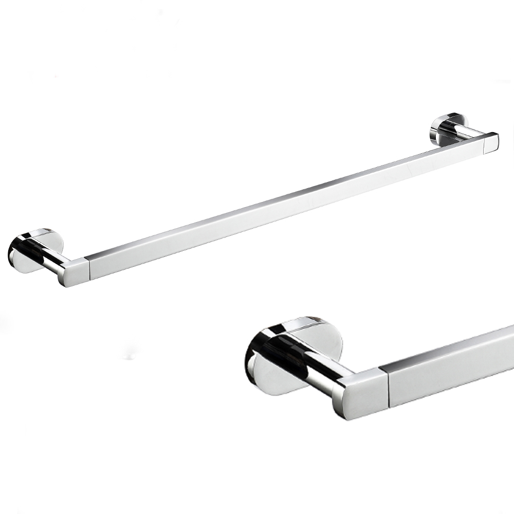 High Quality Brass Bathroom Accessories Chrome Towel Bar Modern Towel Rail7511