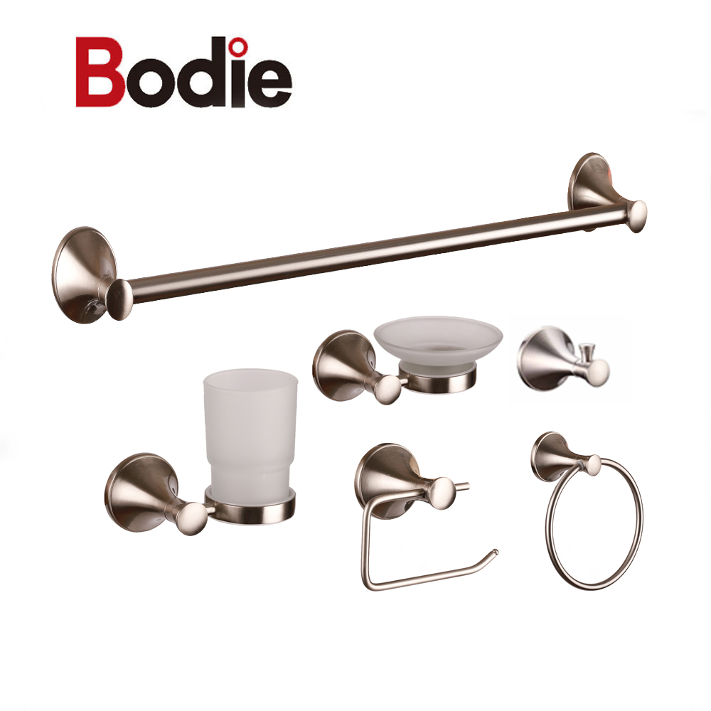 Hardware set Bathroom Accessories Zinc Chrome Wall Mounted Bath Fitting Set 17900