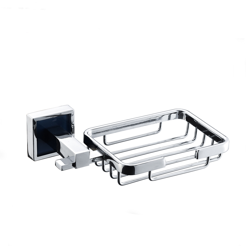 Professional Hotel Style Bathroom Chrome Soap Holder Plating Zinc Soap Basket 6305