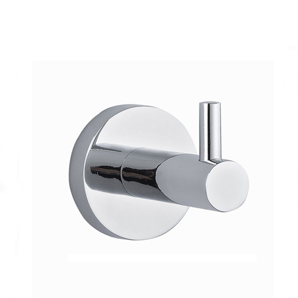 bathroom accessories fittings high quality zinc alloy single wall mounted bath robe hook 2308A