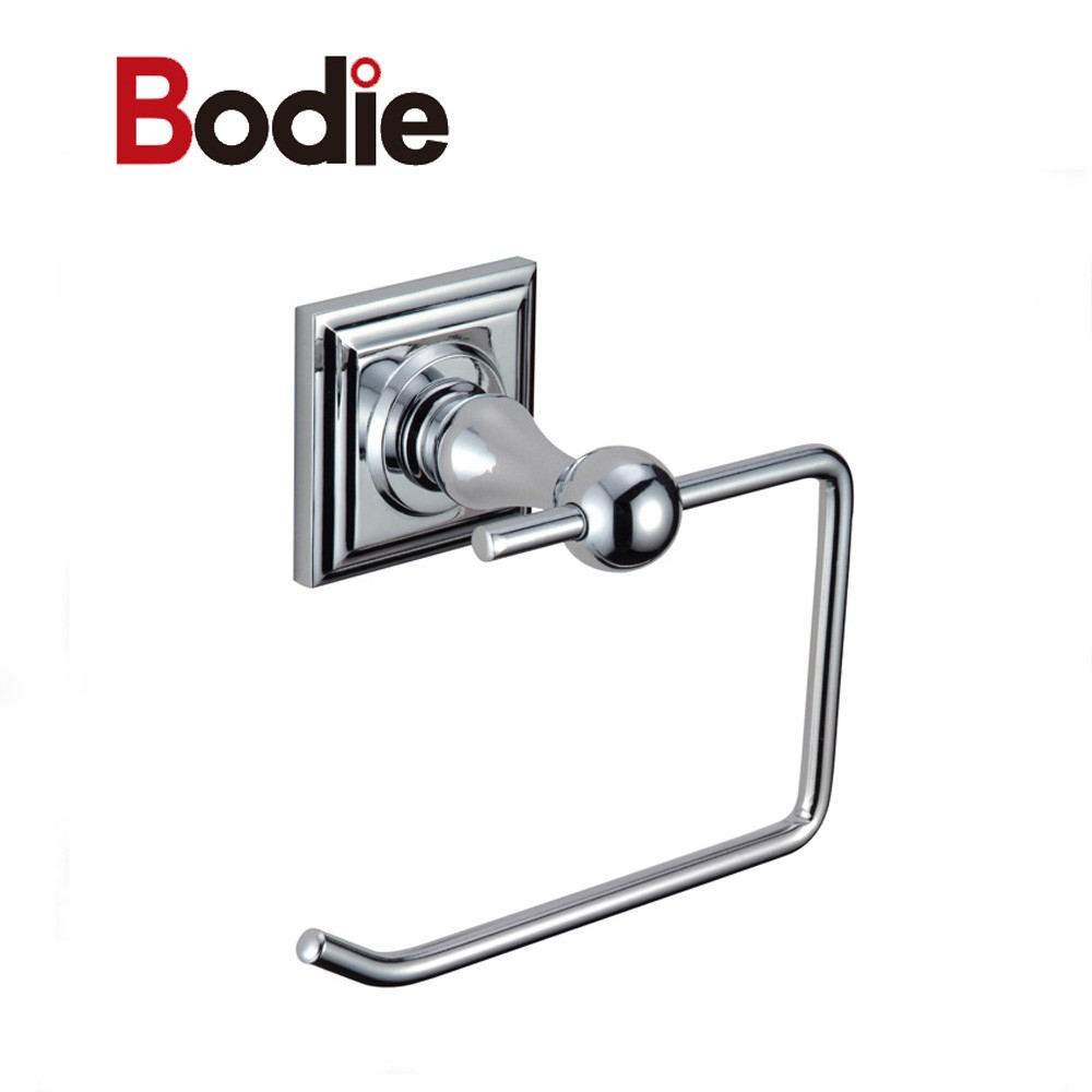 Zinc Chrome Toilet Roll Holder Toilet Paper Holder With Cover 3706C