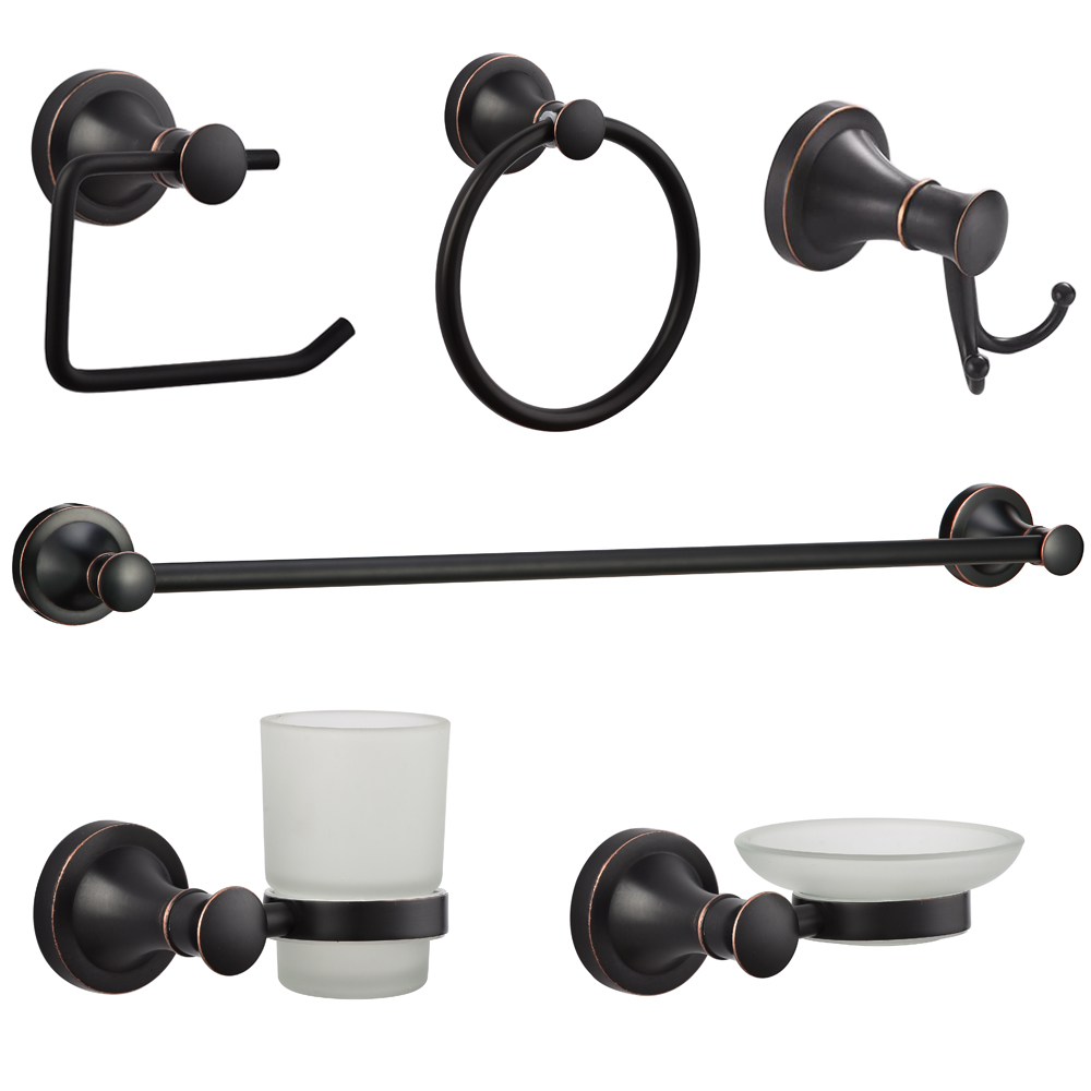 Black Classical Home Hotel Accessory bath room set bathroom accessories 14600