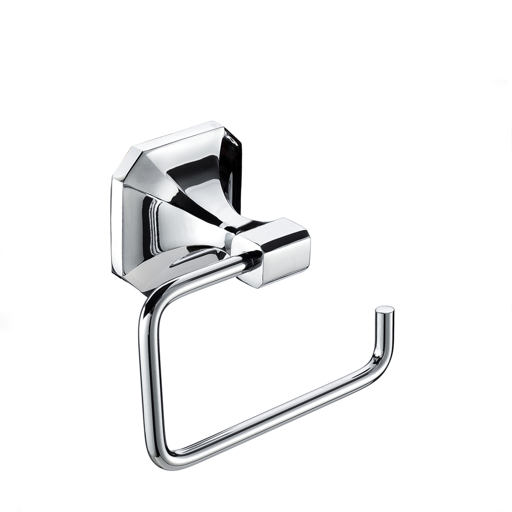 Wenzhou Factory Chrome Bathroom Accessories Zinc Paper Holder For Hotel Style 12806