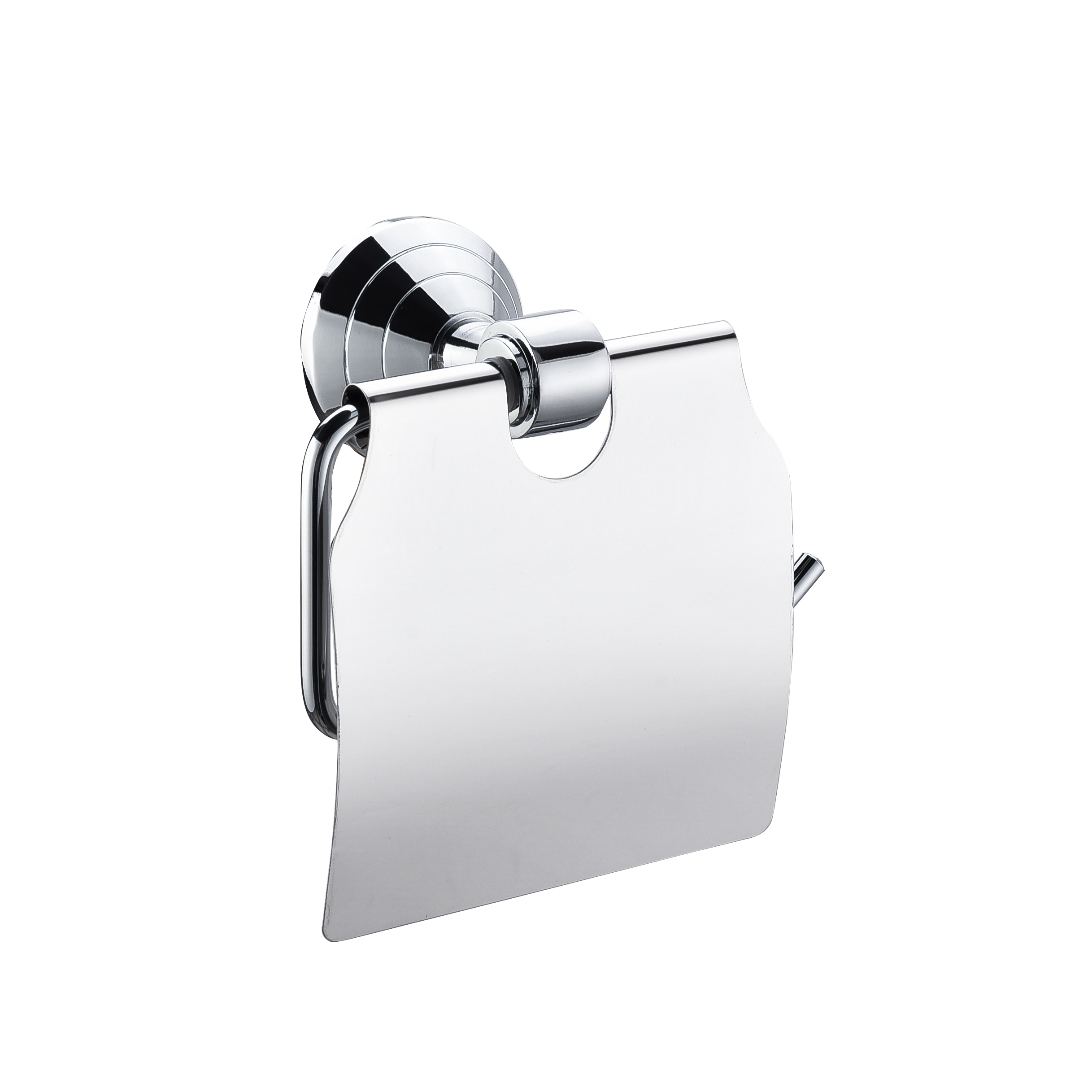 Texture Design Zinc Tissue Holder Chrome Brushed Finished Paper Holder with Cover13206