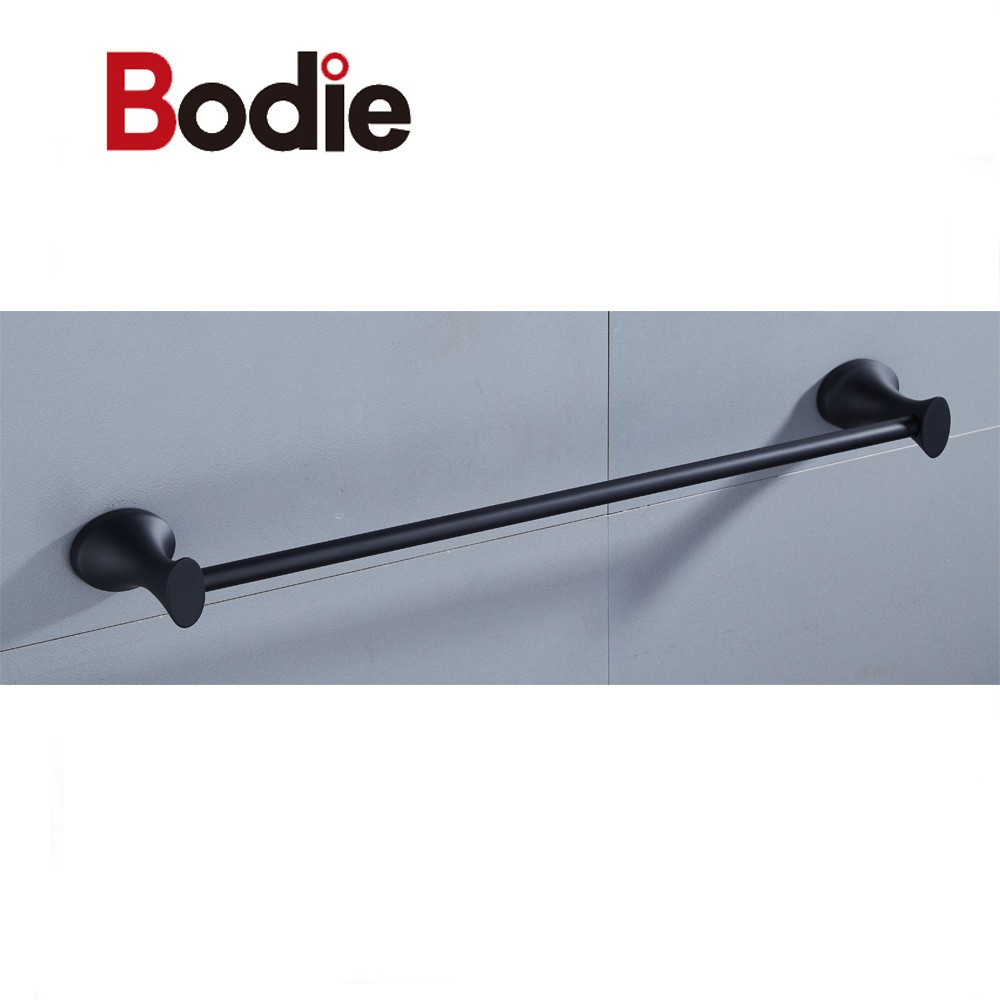 Aluminum single towel rack wall mount modern design towel bar for bathroom16511