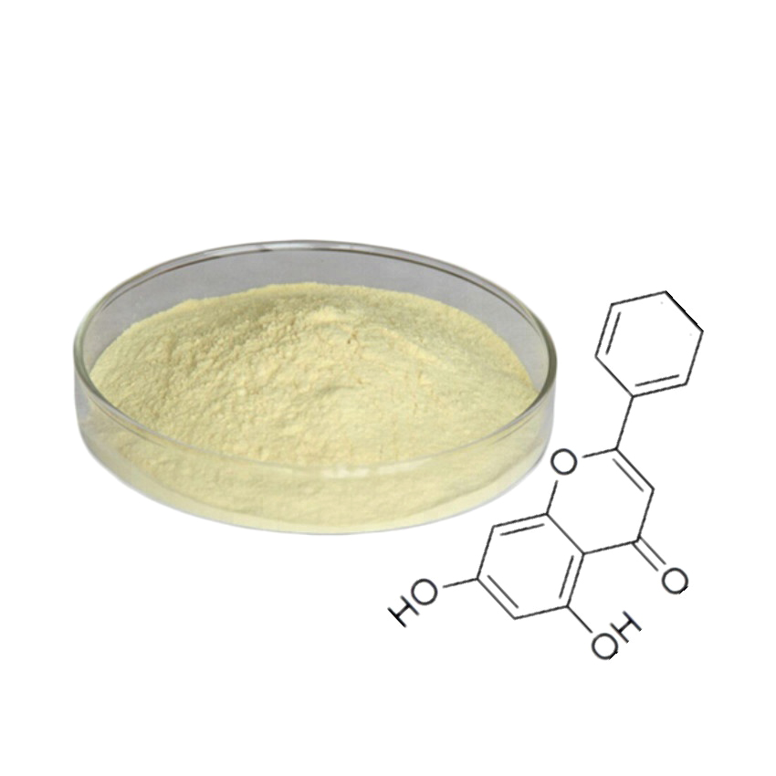 Chrysin   Chrysin has antitumor activities, can suppress tumor cell multiplication and induce tumor cell apoptosis.