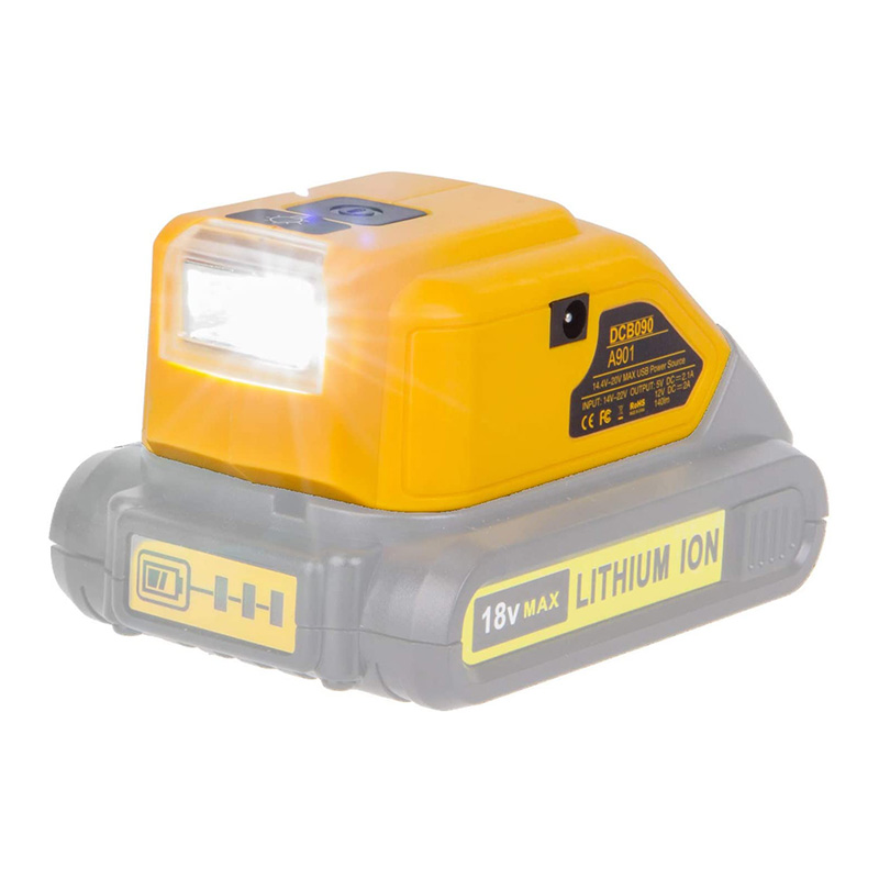 Urun Portable LED light Battery powered Light for Dewalt 20V Max Lithium Battery