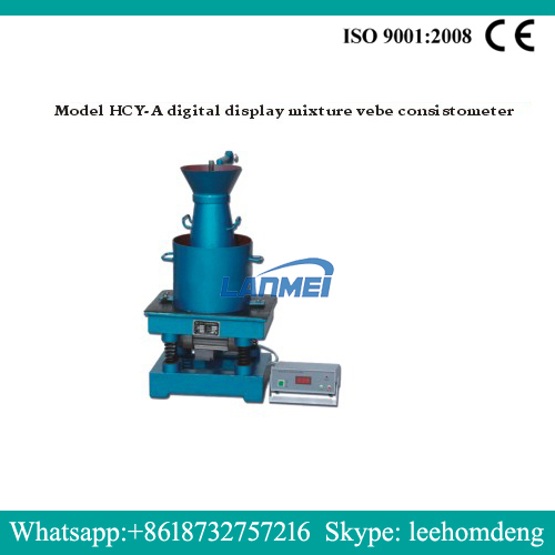 Concrete Digital Display Vebe Consistency Meter