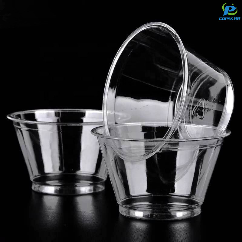 3oz PET Plastic Cups With Lids