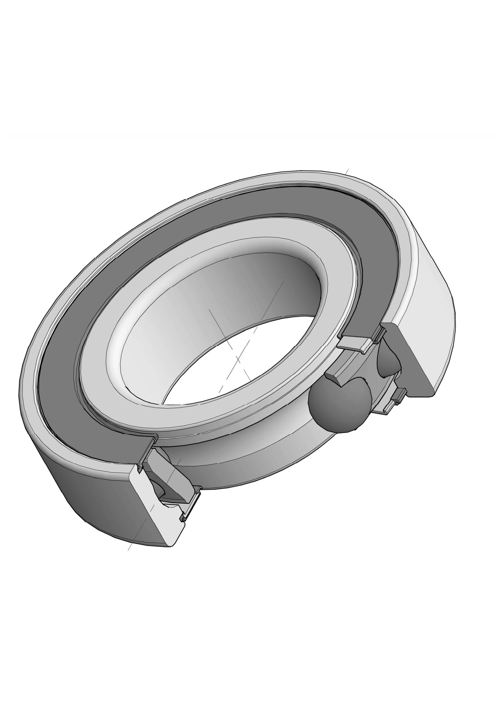 High precision ball bearing for industrial applications