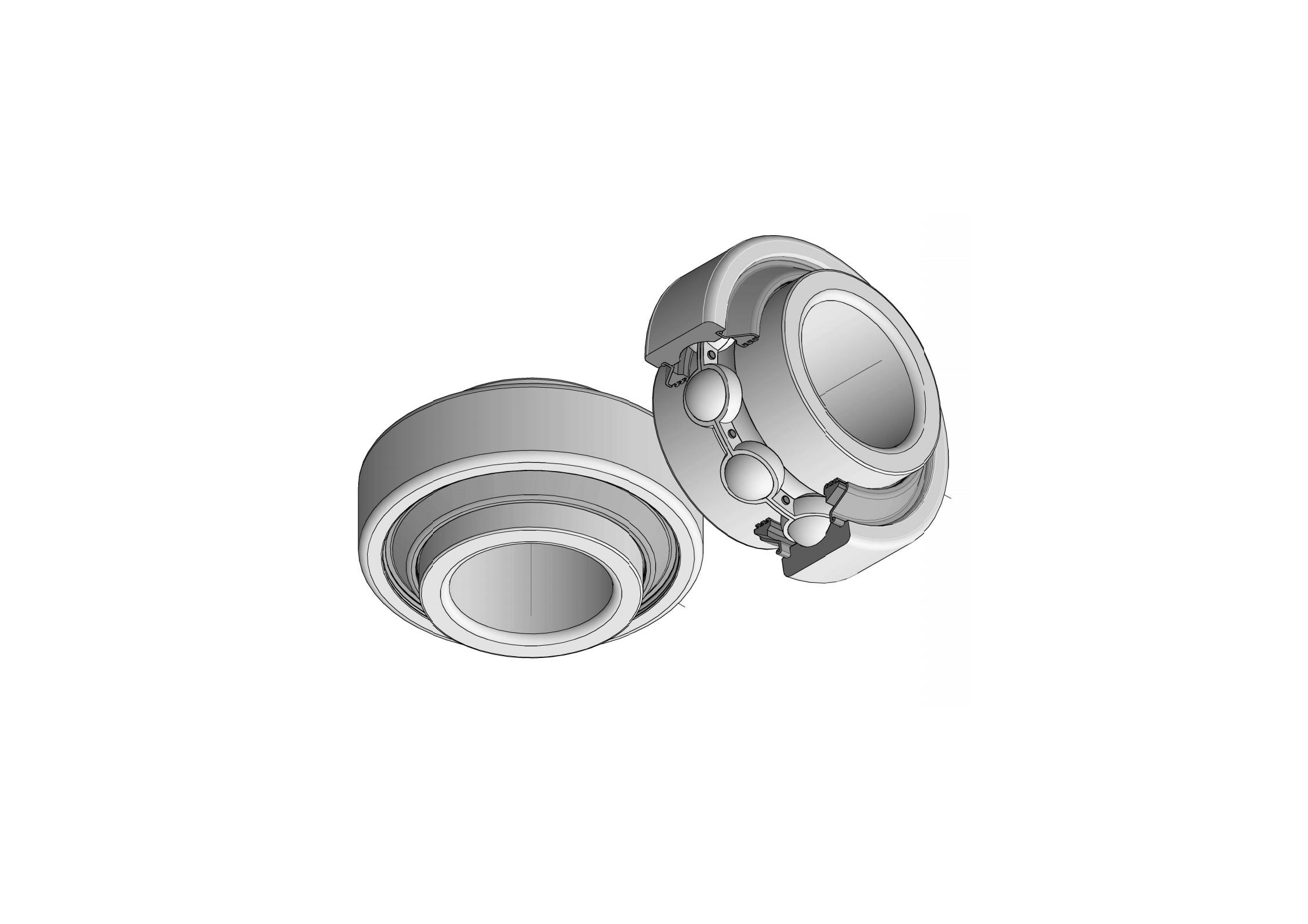 GW211PP2 Round Bore Agricultural bearing 