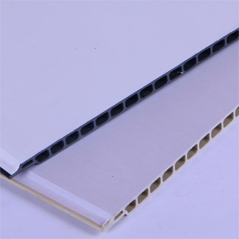  wpc spc pvc wall board home living room WPC wall panel, 400-9 oval, 8.5kg, diamond plate, V seam