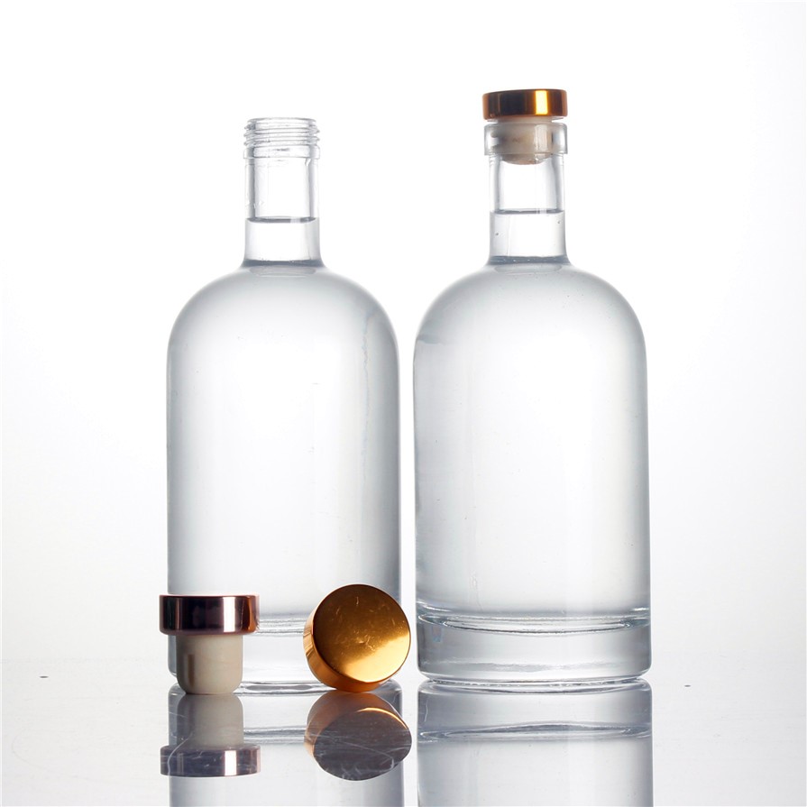 Different glass bottles