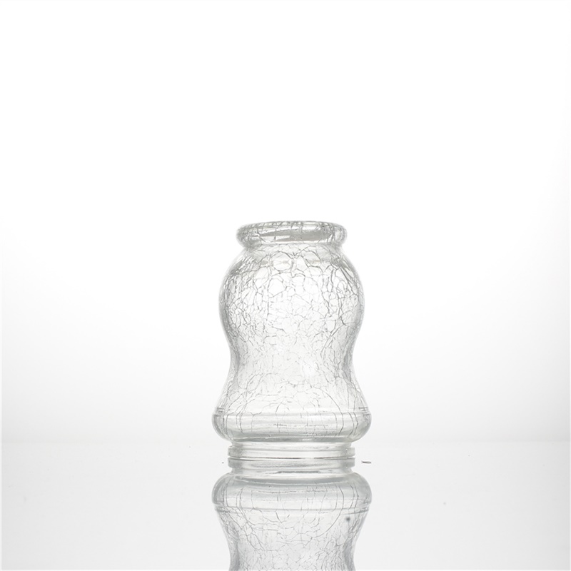 China factory hot-sale cracks Light Shade Bulb Cover Glass Lampshade customized logo