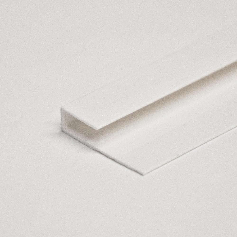 10mm PVC Tile Trim End Cap for Wall and Ceiling Panel - Ideal for Home, Hotel, and Restaurant Decor