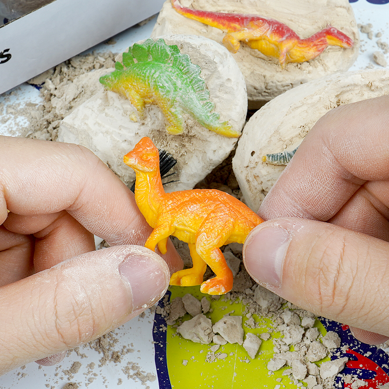 Dinosaur Egg Excavation Dig It Out Dinosaur Fossil Toys 12 Dino Eggs Dig Set Science Educational Kits STEM Toys For Kids 