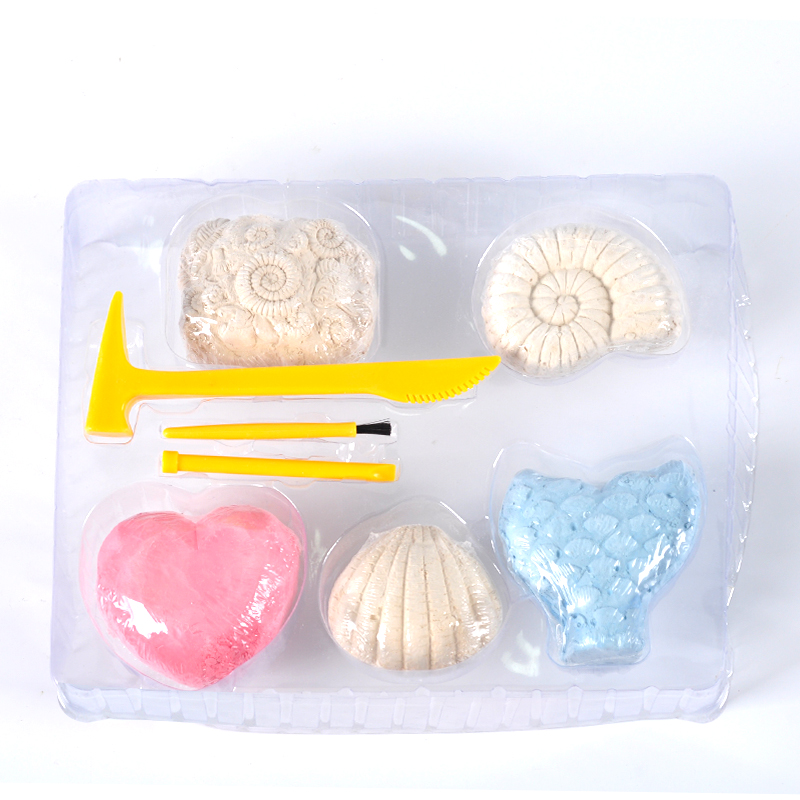New Design High Quality Dig Ocean Discovery Treasure Kit Craft Activity Education Toys For Girls K6602 