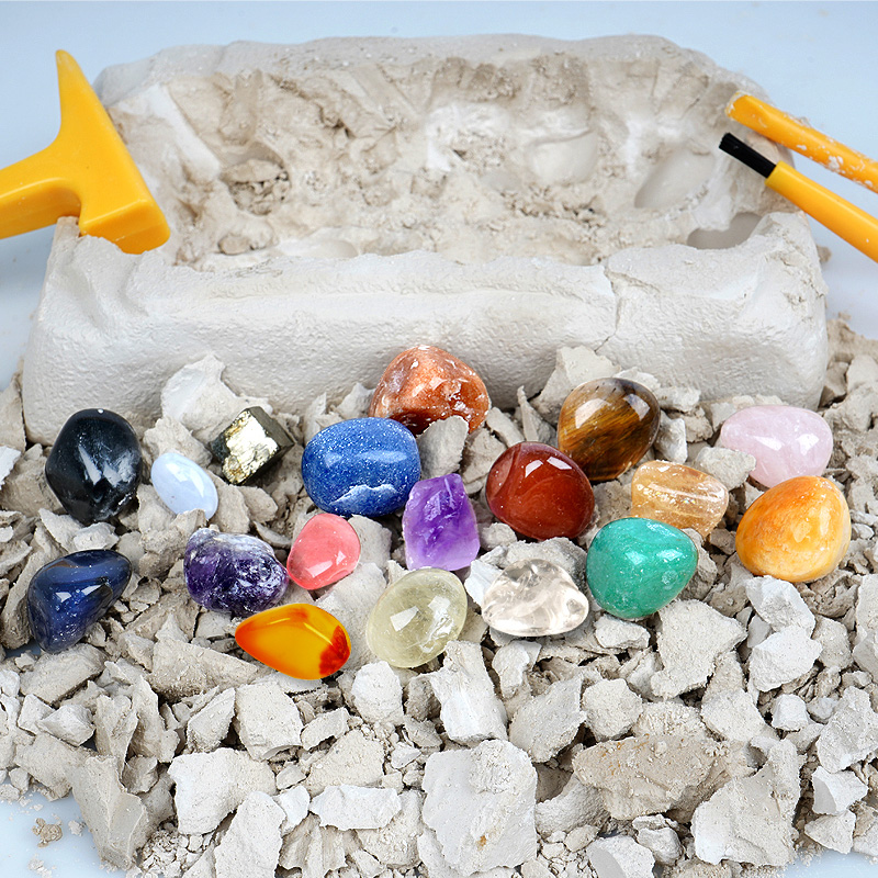 Wholesale STEM Toy Gem Digging Discovery Toys Gemstone Excavation Dig Kit Toy For Children