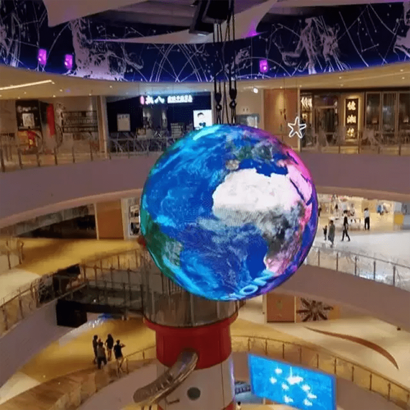 3D Sphere Led Round DJ Irregular Ball Shape P2.5 P3 Soft Custom Led Display Screen