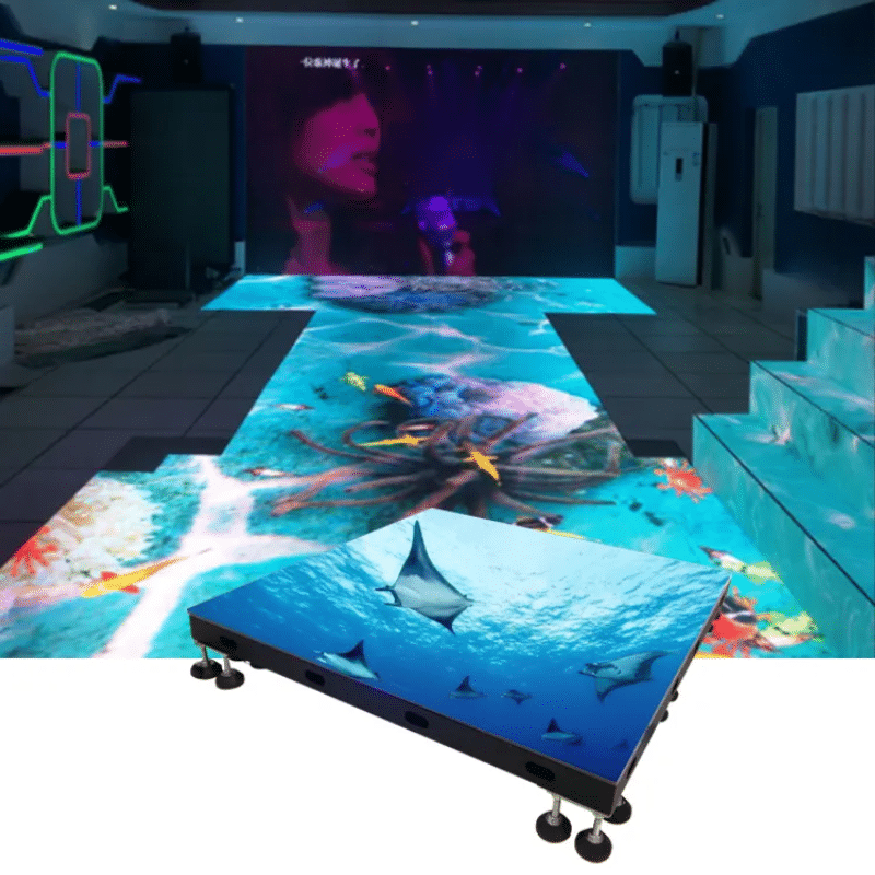 Manufacturers can customize P2.5 interactive ground LED display