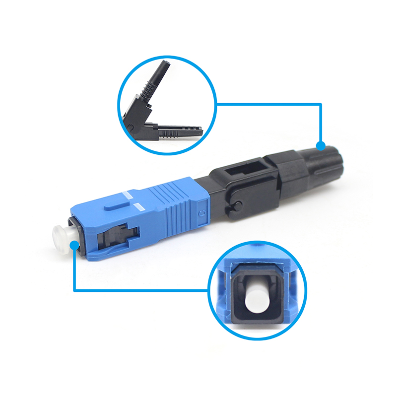  FTTH Quick Connector Project Network Revolution Mechanical Fiber Optic SC UPC Fast Connector