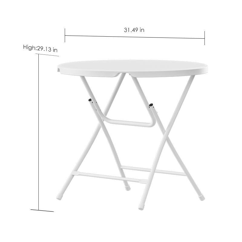 Walmart shows off with a discount on a reinforced circular folding table that supports up to 120 kilos |Radio Formula