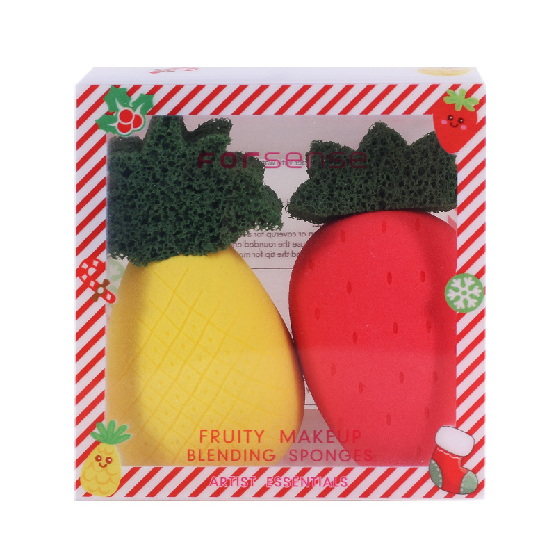  Pineapple And Strawberry Makeup Sponges