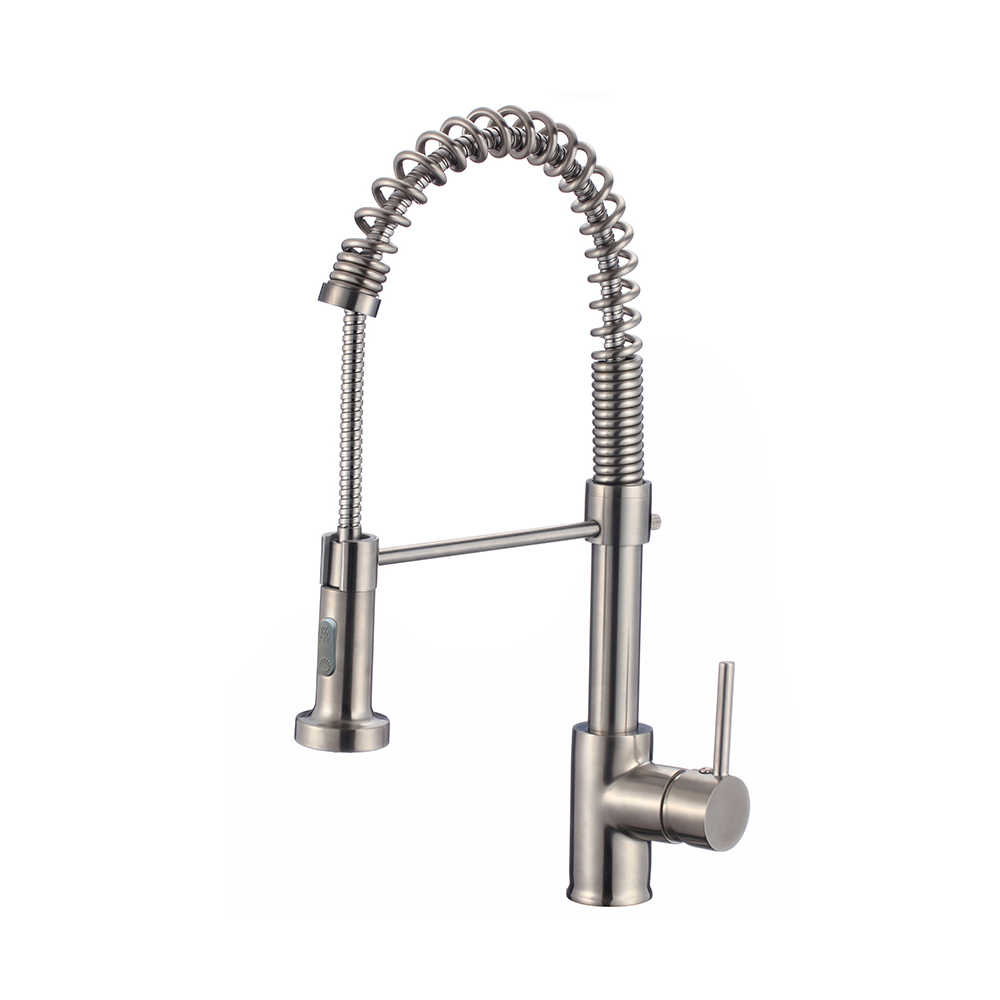 cUPC American Brushed Water Saving Health Kitchen Mixer Faucet