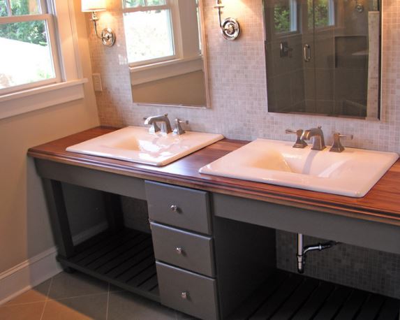 Solid Surface Bathroom Countertops for Stylish and Durable Bathrooms