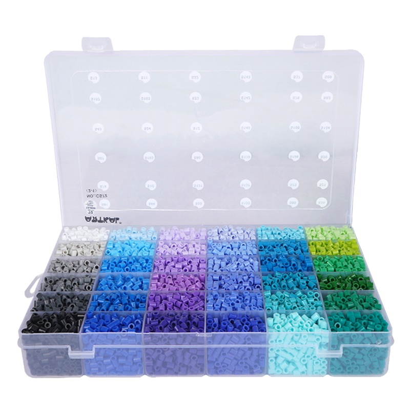 Incraftables Fuse Beads Kit 4000pcs (16 Colors). Hama Melting Beads for Kids Crafts (5mm) Unisex