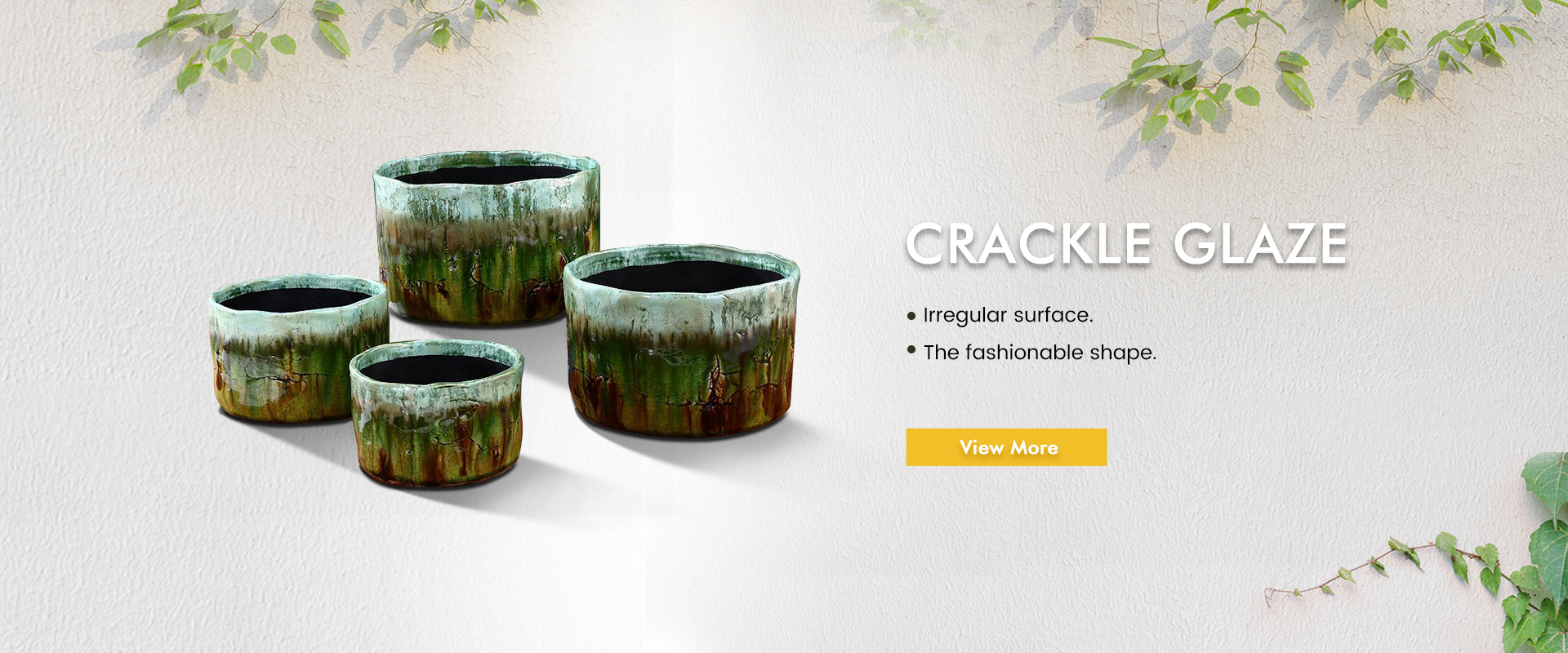 Home Décor, Ceramic Vase, Candle Jar - Jiwei