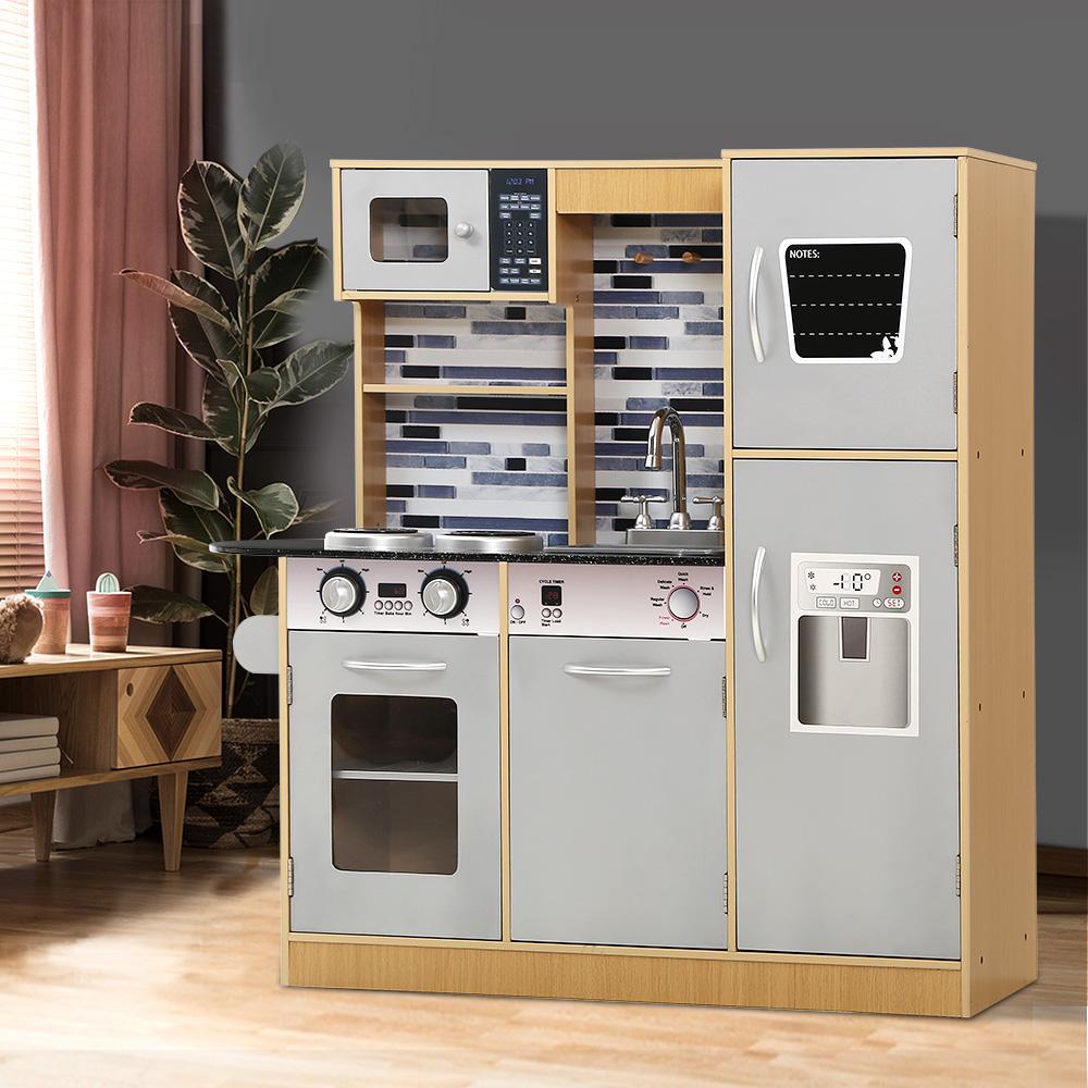 VIEL SPIEL Luxury Portable Suitcase Shape Cooking Pretend Play Kitchen Set For Girls Toys, Accessories, Yellow | Kids Toys For Girls | Prayag Helper