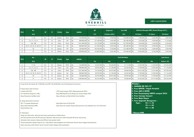 Pricelist :: Lisan Otuspaja