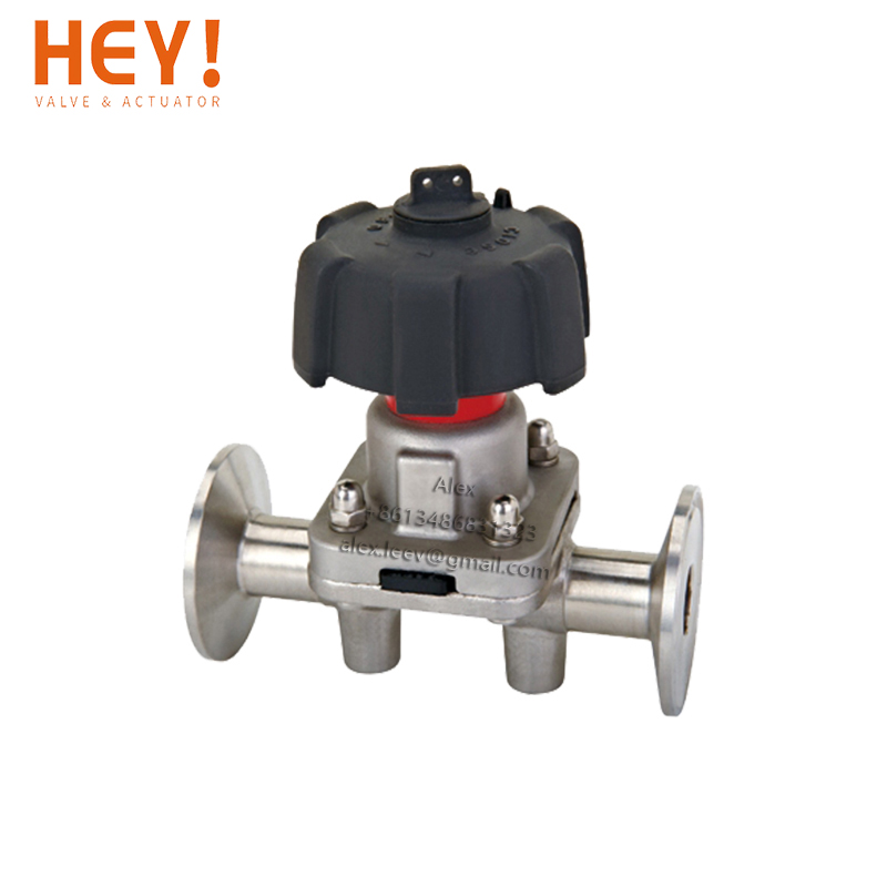 Two-Way Hygienic Stainless Steel Diverter Valve